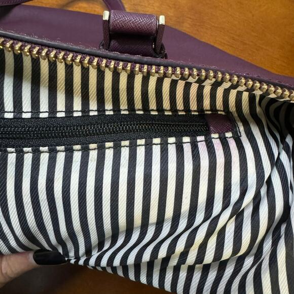 Kate Spade Cameron Street Maroon Saffiano Leather Tote - Picture 13 of 16